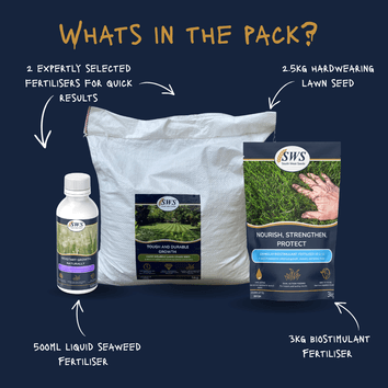 Fast Recovery Lawn Pack for 50m² | Repair Drought Damaged Lawn alternative
