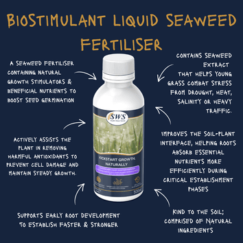 Biostimulant Liquid Seaweed Fertiliser (500ml) | Lawn Starter &amp; Stress Reliever alternative